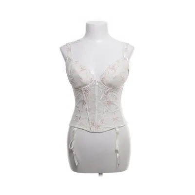 Korsett (Vit, Flerfärgad) från Change Elastan, Nylon