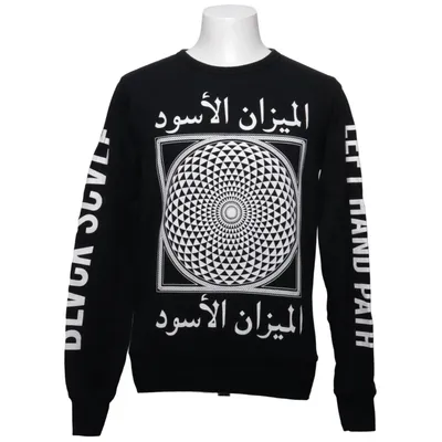 Sweatshirt (Noir, Blanc) de Black Scale Coton