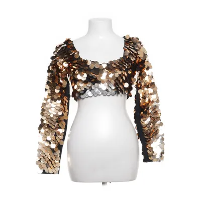 Crop top (Svart, Guldfärgad, Brun) från Hunza