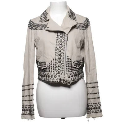 Bikerjack (Beige) van Daily Couture Katoen