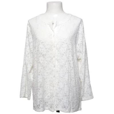 Cardigan (Blanc) de Serenity by Indiska Coton, Élasthane, Polyamide