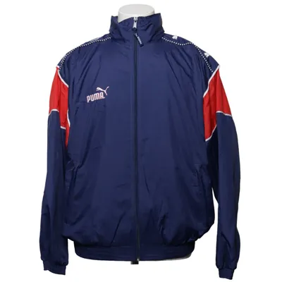 Trainingsjack (Blauw, Rood, Wit) van Puma Katoen, Polyester
