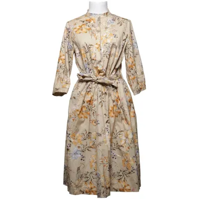 Dress (Beige, Yellow, Multicolored) from Marie Zelie Cotton, Elastane