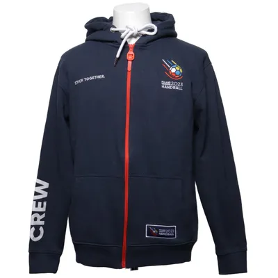 Sweat à capuche (Bleu, Rouge) de Neh Coton, Polyester