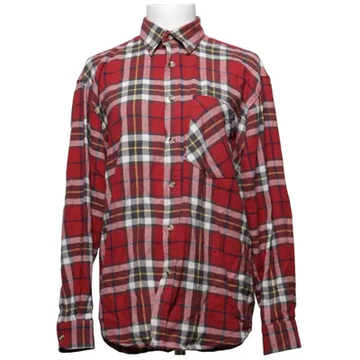 Flannel skjorte (Rød, Flerfarvet) fra Oneway Bomuld