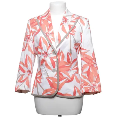 Blazer (Wit, Oranje, Beige) van ESPRIT Collection Acetaat, Katoen, Elastaan
