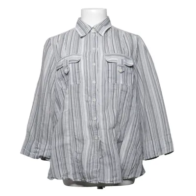 Shirt (Gray, White) from XLNT Woman Cotton, Polyester