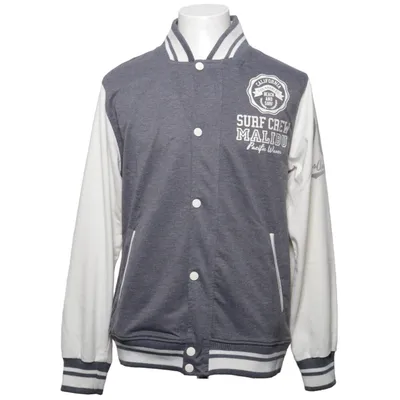Varsity jacket (Gray, White) from Earthbound Elastane, Polyester