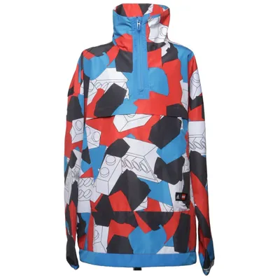 Anorak (Röd, Blå, Svart, Vit, Flerfärgad) från Adidas Återvunnen polyester