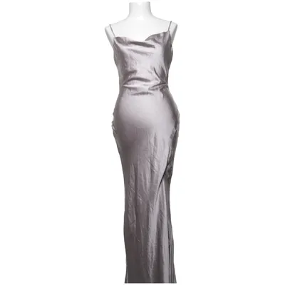 Långklänning (Grå) från True Decadence Polyester