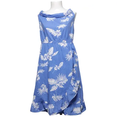 Dress (Blue, White) from Kole Kole Cotton, Polyester