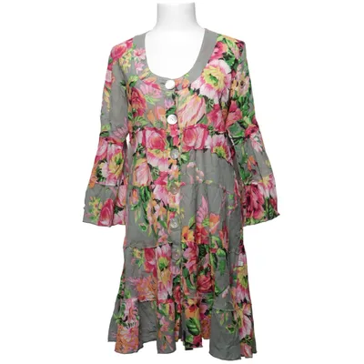 Robe (Gris, Multicolore) de TurQuoise Coton