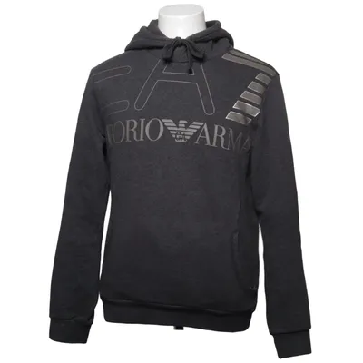 Capuchon sweater (Grijs) van Emporio Armani Katoen, Elastaan, Polyester