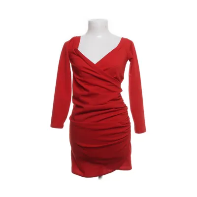 Omlottklänning (Röd) från Pakuten Polyester, Bomull