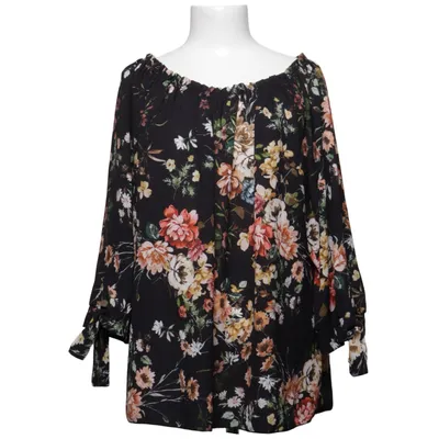 Blouse (Black, Multicolored) from Viventy Polyester
