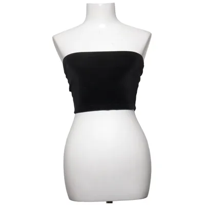 Tube top (Zwart) van Bershka