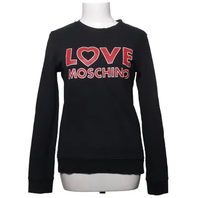 Sweatshirt (Sort) fra Love Moschino Bomuld, Elastan