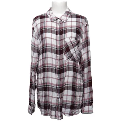 Flanellen overhemd (Wit, Lila, Meerkleurig) van Garage Viscose