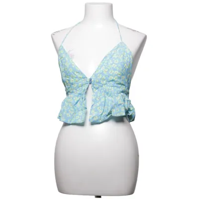 Haltertop (Blauw, Meerkleurig) van Bershka