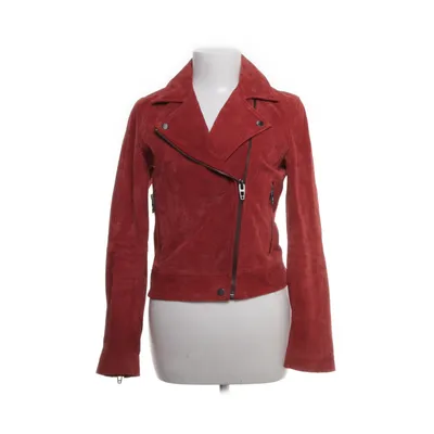 Bikerjack (Rood) van Blank NYC Suède