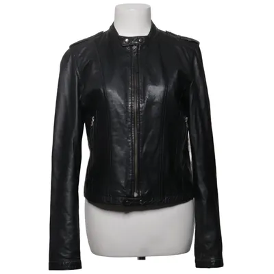 Leather jacket (Black) from Magasin Leather, Polyester