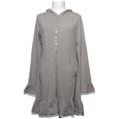 Hood dress (Gray) from By Ti Mo Cotton, Elastane, Viscose