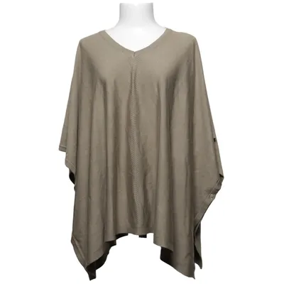 Poncho (Beige) van Signature Polyester, Viscose