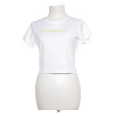 T-shirt (Vit, Gul) från Cherry Kitten Bomull, Elastan