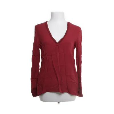 Lange mouwen shirt (Rood) van Massimo Dutti Lyocell, Katoen