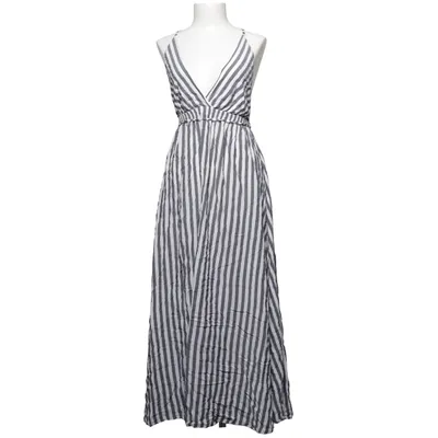 Maxi dress (Gray, White) from Elan Viscose