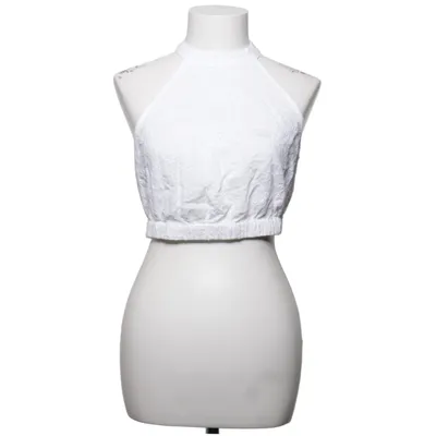 Crop top (Wit) van Pull & Bear Katoen