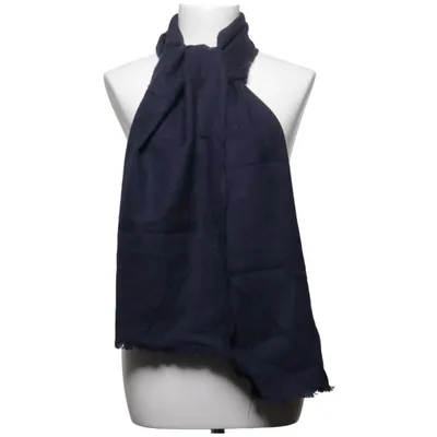 Cravat (Blauw) van Johnstons of Elgin Merinowol