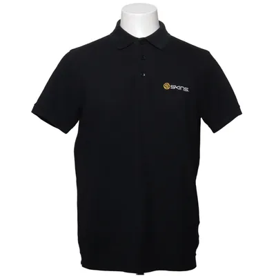 Polo (Noir) de Skins Coton, Élasthane