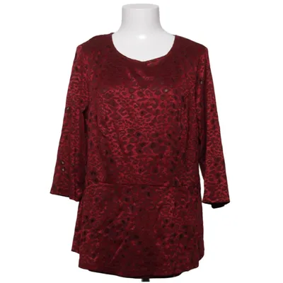Top péplum (Rouge) de Alfredo Pauly Élasthane, Polyamide, Polyester