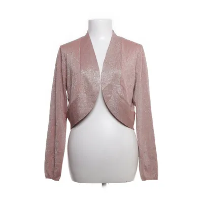 Bolero (Pink, Silver) from Alice Bizous Metallic fiber, Polyamide, Viscose