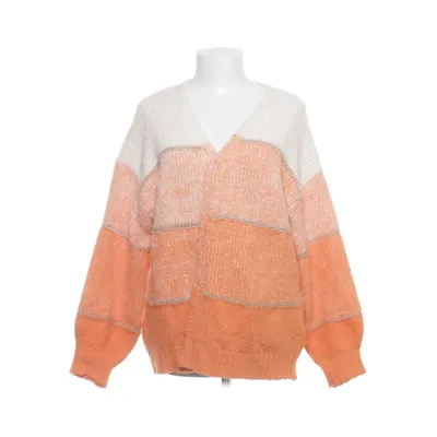 Cardigan (Orange, Blanc) de Kilky Polyamide, Polyester, Laine