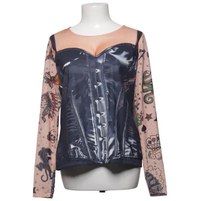 Long sleeve T-shirt (Black, Beige, Multicolored) from Magic Elastane, Polyester