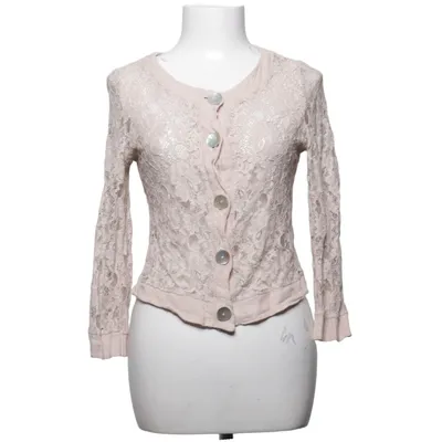 Cardigan (Beige) Bomuld, Linned, Polyamid