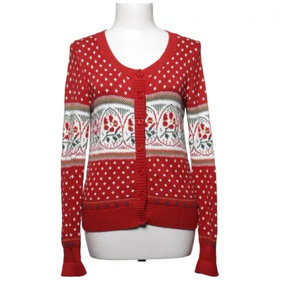 Cardigan (Red, White, Green) from Pierre Cavallo Cotton