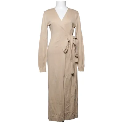 Robe portefeuille (Beige) de NA-KD Acrylique, Coton