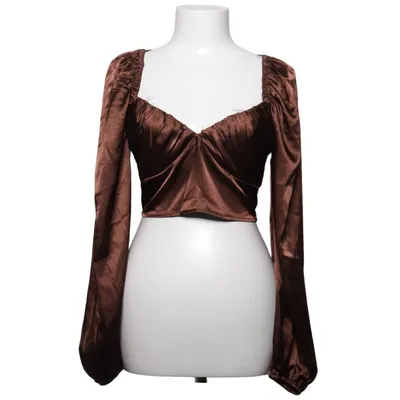 Crop top (Ruched Up Blouse) fra NLY Trend Polyester