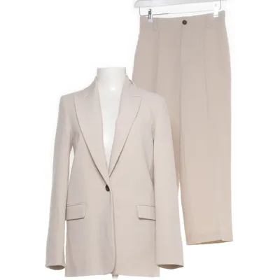 Kostym (Beige) från Zara Elastan, Polyester, Viskos