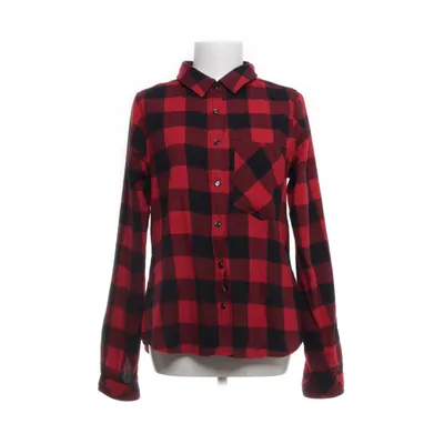 Flanellen overhemd (Rood, Zwart) van Amy & Ivy Katoen, Polyester
