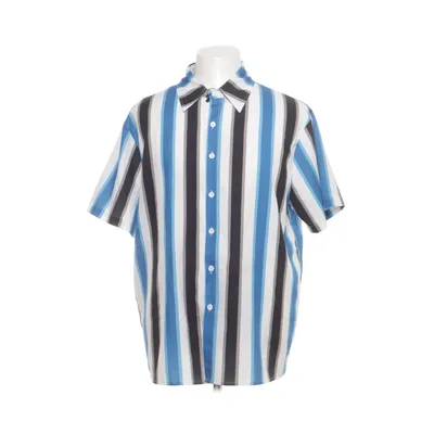 Kortärmad skjorta (Blå, Svart, Vit) Elastan, Polyester