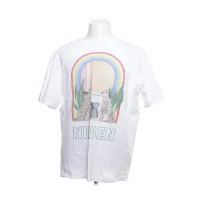 T-shirt (Vit, Flerfärgad) från Nikben Ekologisk bomull