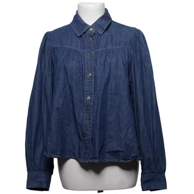 Denim blouse (Blauw) van H&M Katoen