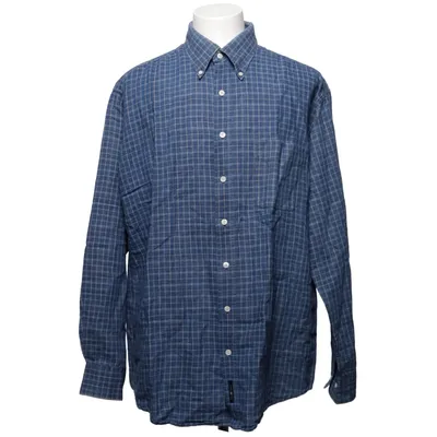 Buttondownskjorte (Ivy Indigo Blend) fra GANT Bomuld, Linned
