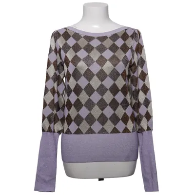 Tröja (Lila, Brun, Silverfärgad) från Baum Und Pferdgarten Bomull, Metallfiber, Polyester