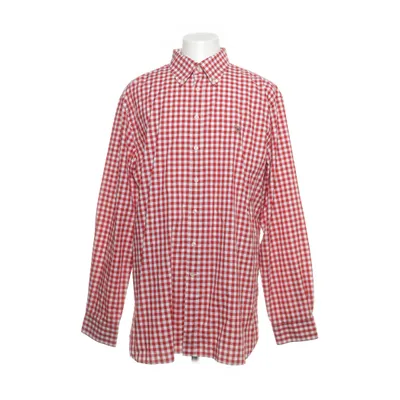 Buttondown-skjorta (Röd, Vit) från GANT Bomull
