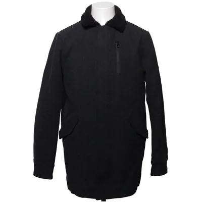 Coat (Gray) from S.C.W Polyester, Wool
